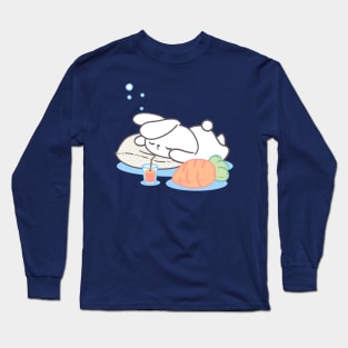 A Bunny's Perfect Day of Relaxation Long Sleeve T-Shirt